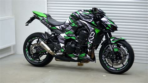 Kawasaki Z1000 CamouZtyle Dekor Folierung 4moto Bikedekore