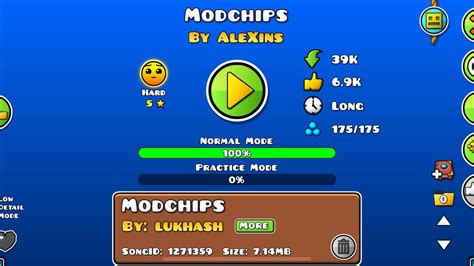 Geometry Dash Modchips By AleXins Vera Beautiful Level YouTube