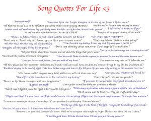 Song Life Quotes. QuotesGram