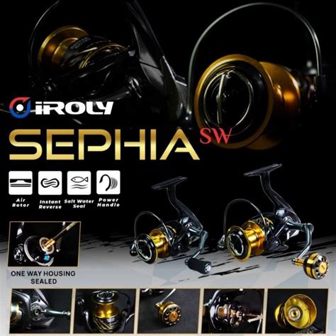 Jual Reel IROLY SEPHIA Carbon SW Power Handle Shopee Indonesia