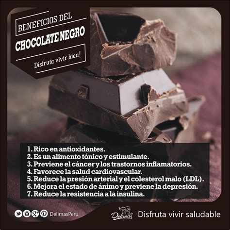 Chocolate Negro Beneficios Considerado Un Alimento Curativo