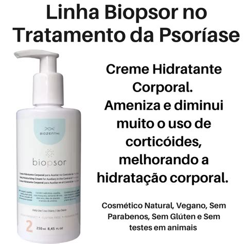 Biopsor Tratamento Psoríase Hidratante Portal Vegano