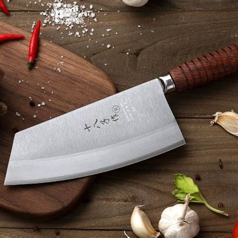 Shi Ba Zi Zuo Inch Professional Chinese Chef Knife Meat Cleaver