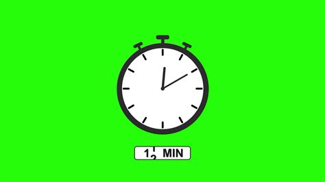 temporizador de animación 60 minutos gráficos de movimiento de icono