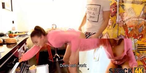 Stuck K Sex Isnt In Girls Plans Still She Enjoys It In The Kitchen Tnaflix