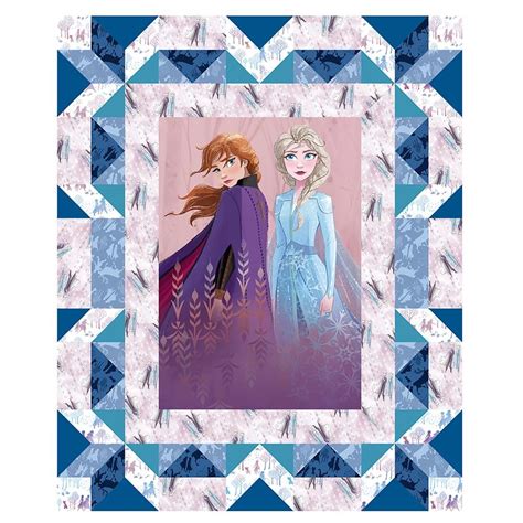 Disney Frozen 2 Faux Quilt 37 Panel Multi From Fabricdotcom Licensed