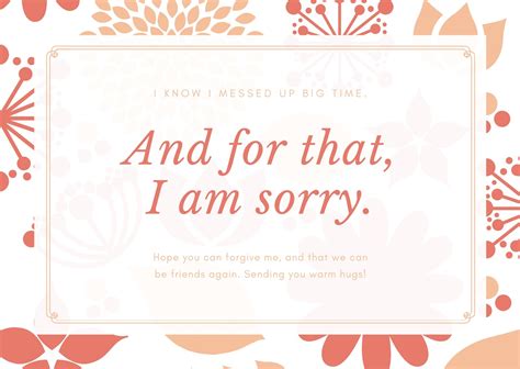 Free printable, customizable apology card templates | Canva