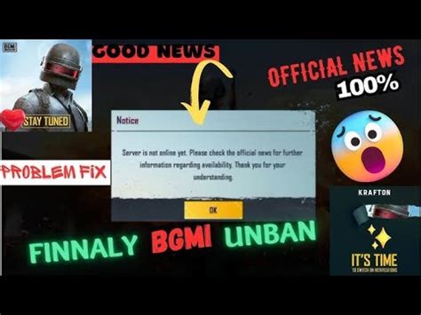 Bgmi Is Coming Back Bgmi Server Is Not Online Yet Bgmi Unban