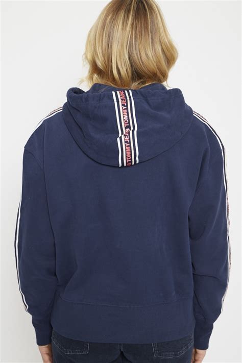 Sweat Bleu Marine Tommy Hilfiger Destock Jeans