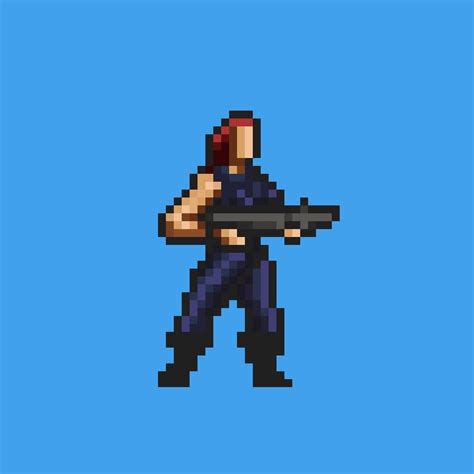 Contra Style Character | OpenGameArt.org