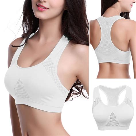 Starry Night Women Mesh Breathable Push Up Sport Bra Underwear