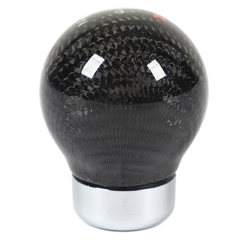 Speed Gear Shift Knob Universal Black Carbon Fiber Gear Shift Knob