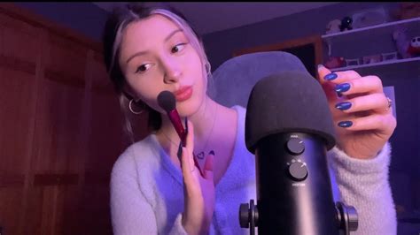 Asmr Up Close Brushing You Mic Triggers Fast Tingles Youtube