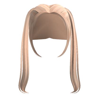 Voluminous Straight Silky Pigtails Blonde Roblox Item Rolimon S