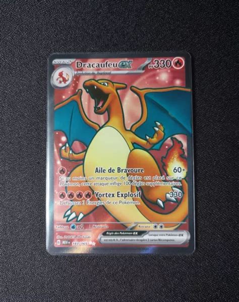 Carte Pok Mon Fran Ais Dracaufeu Ex Full Art Ev Eur