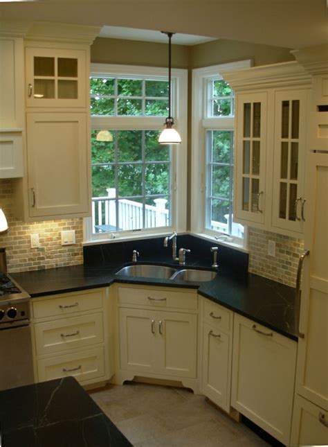 Utilizing Space With A Corner Sink Cabinet Home Cabinets