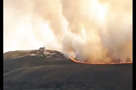 Incendie dans les Monts d Arrée la désolation