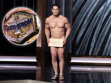 He Showed Up On The Grammys Naked Current WWE Champion Claims John