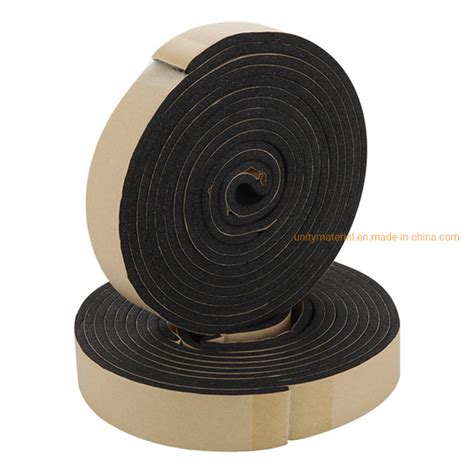 Silicone Nbr Rubber Plastic Strip Self Adhesive Rubber Foam Sponge