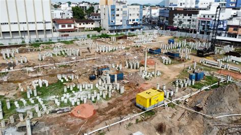 Cravação de estacas em Guarapari ES FAED Absolute Town