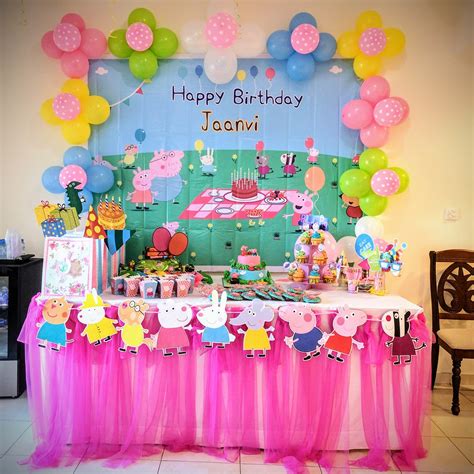 Peppa Pig Birthday Decorations