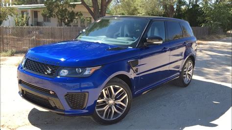 2016 Land Rover Range Rover Sport Svr Walkaround Youtube