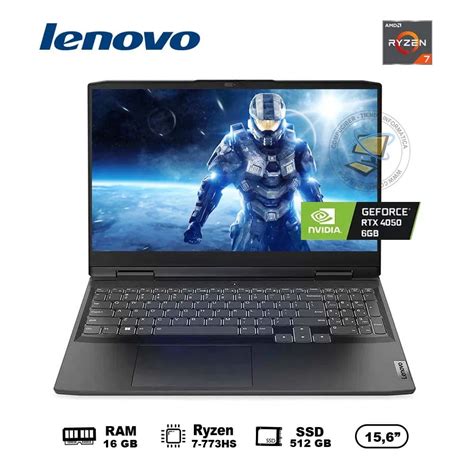 Laptop Lenovo Ideapad Gaming Arh Amd Ryzen Hs Ghz Ram