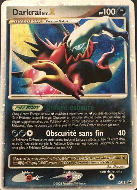 Darkrai NIV X Promo DP 19 Poképédia