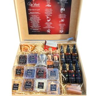 Kit Gin Tônica 16 Especiarias 6 Xaropes 6 Sachês Chá Dosador Shopee