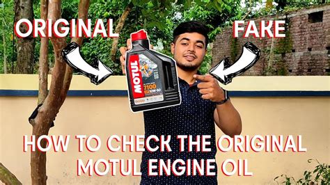 HOW TO CHECK THE ORIGINAL MOTUL ENGINE OIL MOTUL ENGINE OIL ORIGINAL