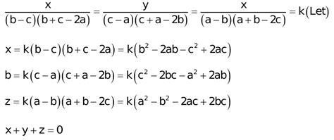 X B C B C 2a Y C A C A 2c Z A B A B 2c Then The Value Of X Y Z Is