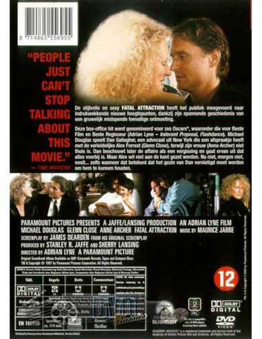 Fatal Attraction Michael Douglas Glenn Close Anne Archer DVD 1987