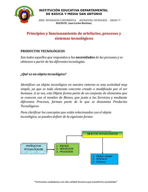 Calaméo Principios Y Funcionamiento De Artefactos Procesos Y