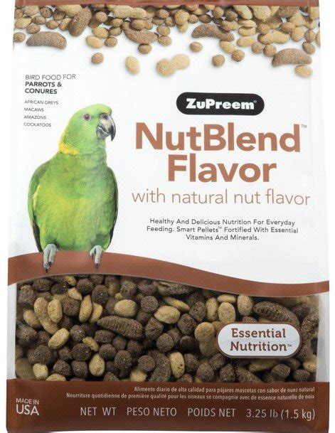 Zupreem Nut Blend Parrots & Conures — Varietees Bird Store