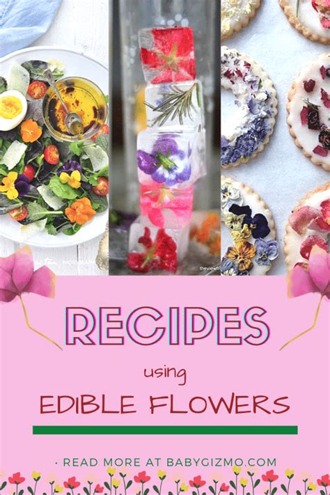 Ten Recipes Using Edible Flowers