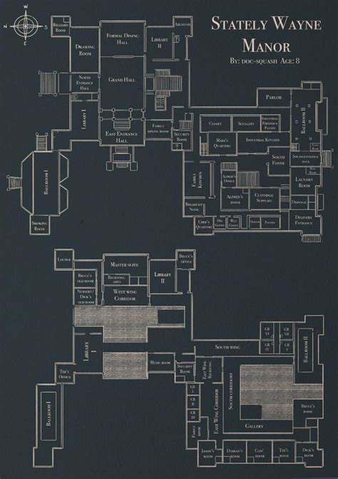 Mapa De La Mansión Wayne Arkhamverse Amino