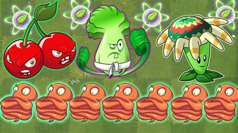 PvZ 2 Challenge What Plant Max Level Can Defeat 7 Octopi Using Only 1