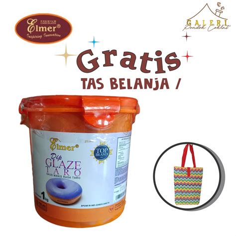 Jual Elmer Dip Glaze Taro Kemasan Pail Kg Shopee Indonesia