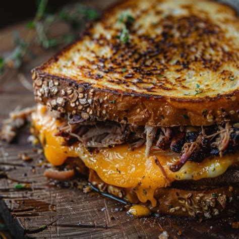 Smoked Brisket Grilled Cheese Sandwich