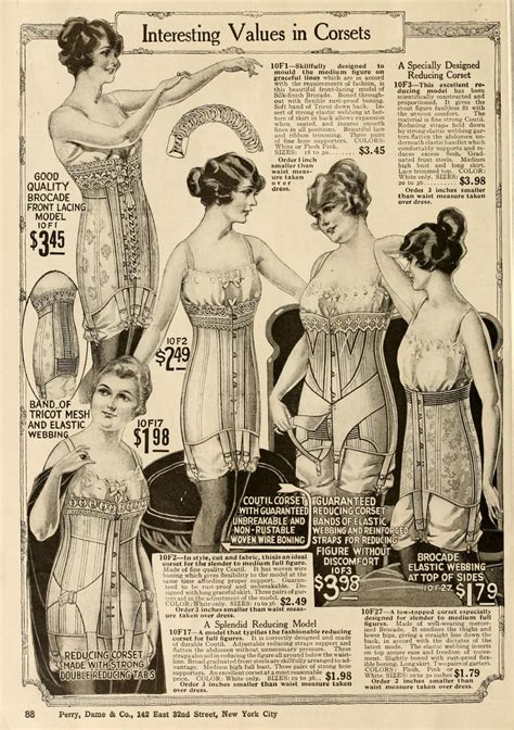 Womens Fashion 1910 Vintage Girdle Vintage Underwear Vintage Corset