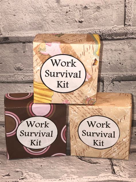 Work Survival Kit New Job Leaving Job Job Promotion Etsy