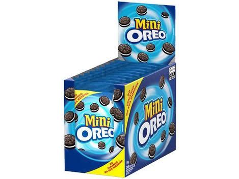 Biscoito Recheado Mini Oreo Original 35g Caixa 10 Unidades De 35g