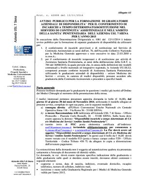 Compilabile Online Omceosiena Graduatorie Di Continuit Assistenziale E