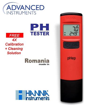 New Model Hanna Instruments HI 98107 PHep PH Tester W 0 1