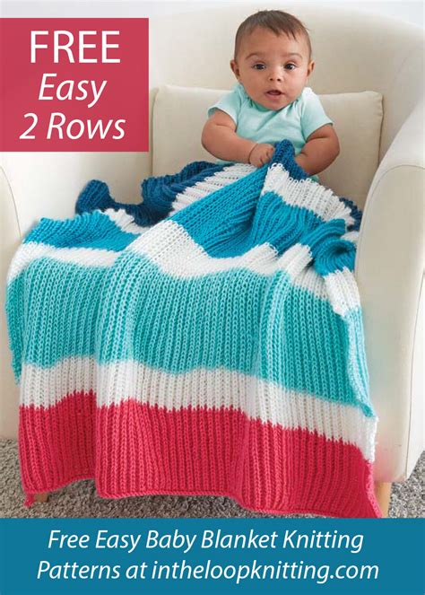 Easy Baby Blanket Knitting Patterns - In the Loop Knitting