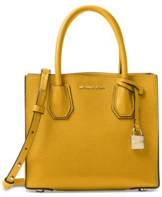 Michael Kors Michael Studio Mercer Medium Bonded Leather Messenger In