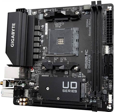 Gigabyte A520I AC AMD A520 Socket AM4 Mini ITX Desktop Motherboard