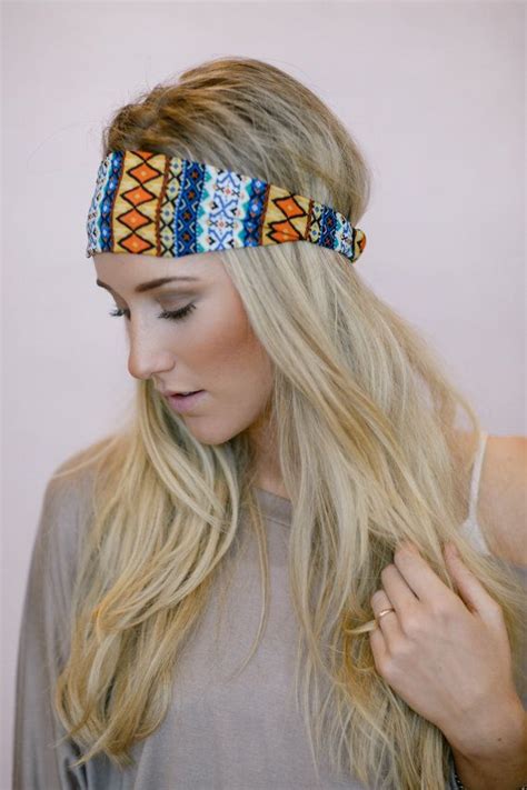 Cute Headbands Turbands Stretchy Boho Indie By Threebirdnest Diy