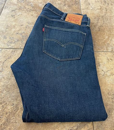 Levis 514 Jeans Mens 38x32 Stretch Straight Fit Men Gem