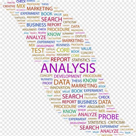 Data Analysis Text Cloud Png PNGWing